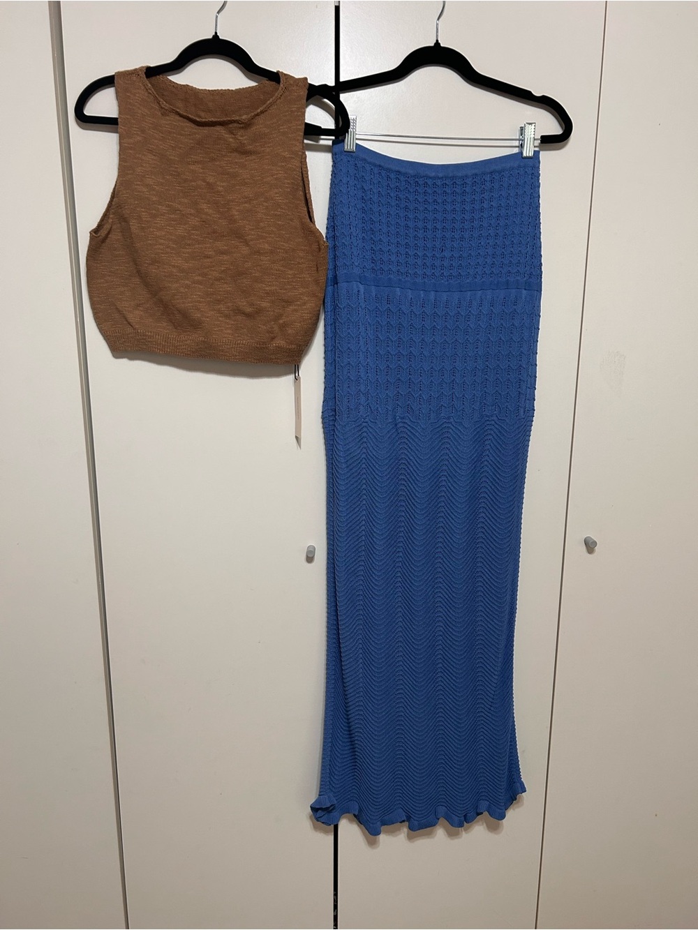 Commense bundle Knit Maxi Skirt and tank